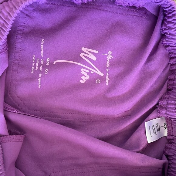 MIM Millennials in Medicine Women’s scrub bottom size XXL purple - Picture 4 of 4